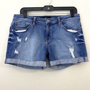 Kancan Shorts Womens Size 13 SP070-2 Distressed Rolled Hem